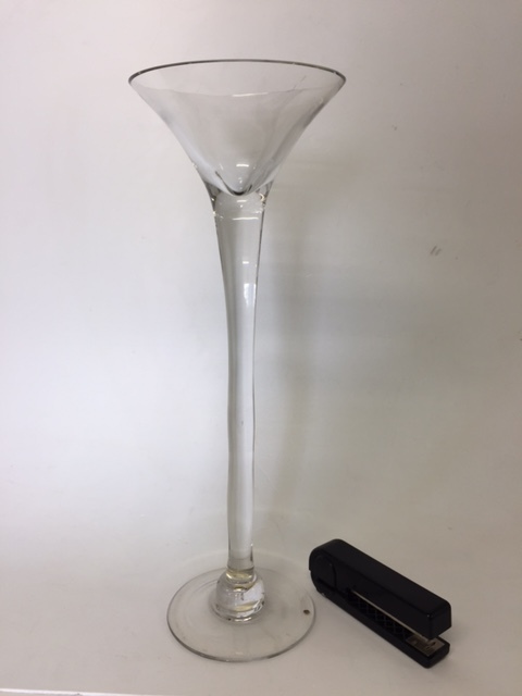 GLASS, Oversized Martini Glass - 18cm D x 50cm H